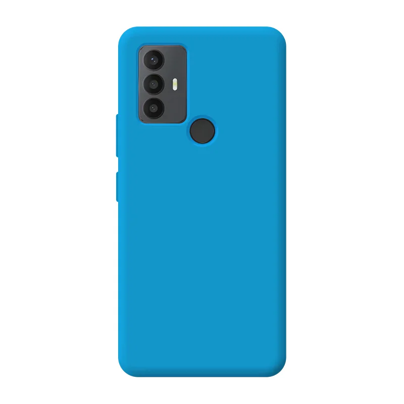 Capa Apokin para TCL 30 SE / 306 Silicone Macio com Proteção 3D Azul - Imagem 2