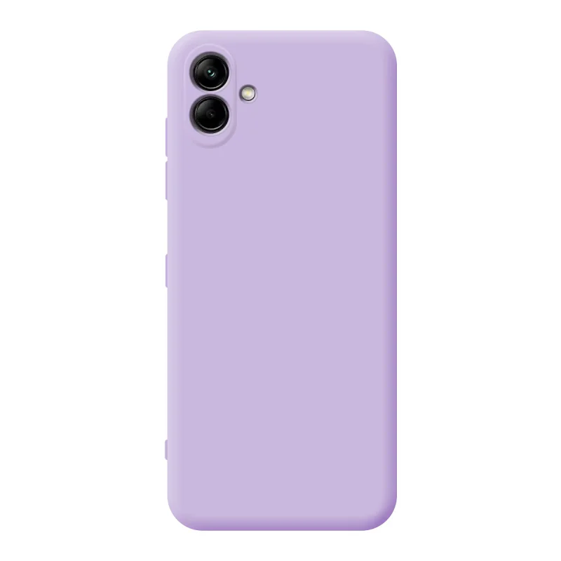 Capa Apokin para Samsung Galaxy A04e em Silicone Macio com Proteção de Câmara 3D Lilás - Imagem 6