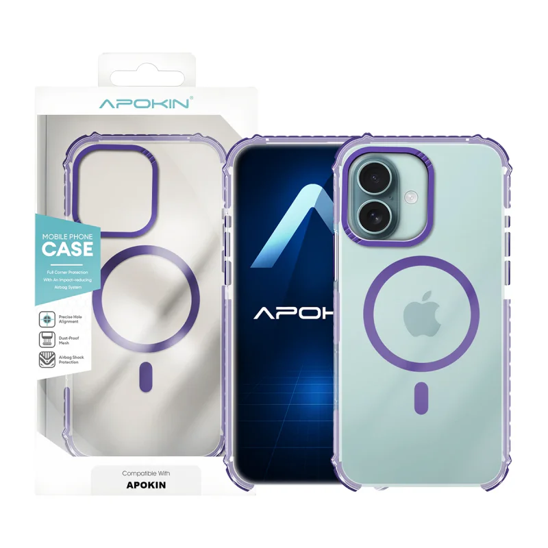 Capa Apokin Rock para iPhone 16 Plus com MagSafe Azul - Imagem 4