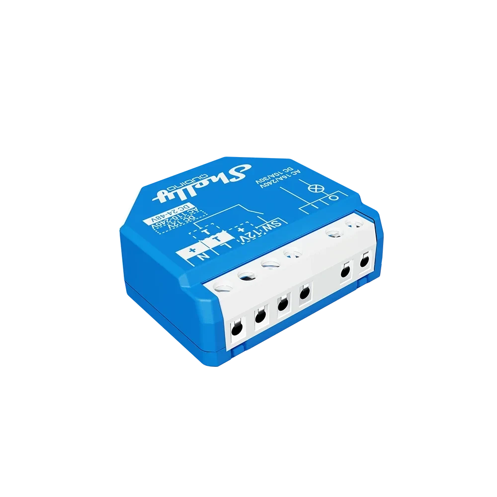 Interruptor Inteligente Shelly Wave 1 EU LR Z-Wave Long Range 1 Canal 16 A Contacto Seco - Imagem 1