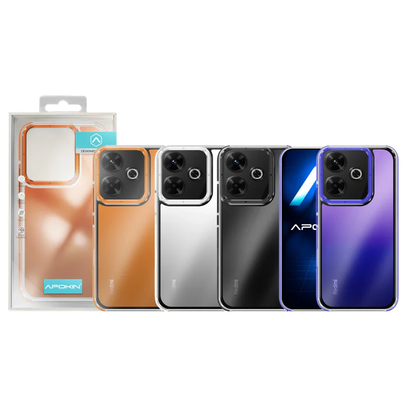 Capa Apokin Camaleão para Xiaomi Redmi 13 com Efeito Camaleão Lilás