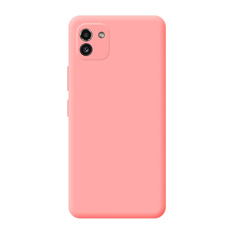 Capa Apokin para Samsung Galaxy A03 Silicone Suave com Câmara 3D Azul - Imagem 3