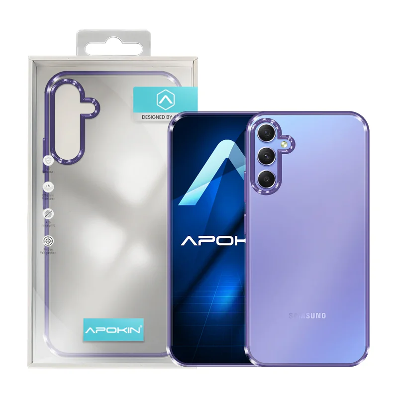 Capa Antichoque Apokin Acrílica para Samsung Galaxy A14 Transparente - Imagem 3