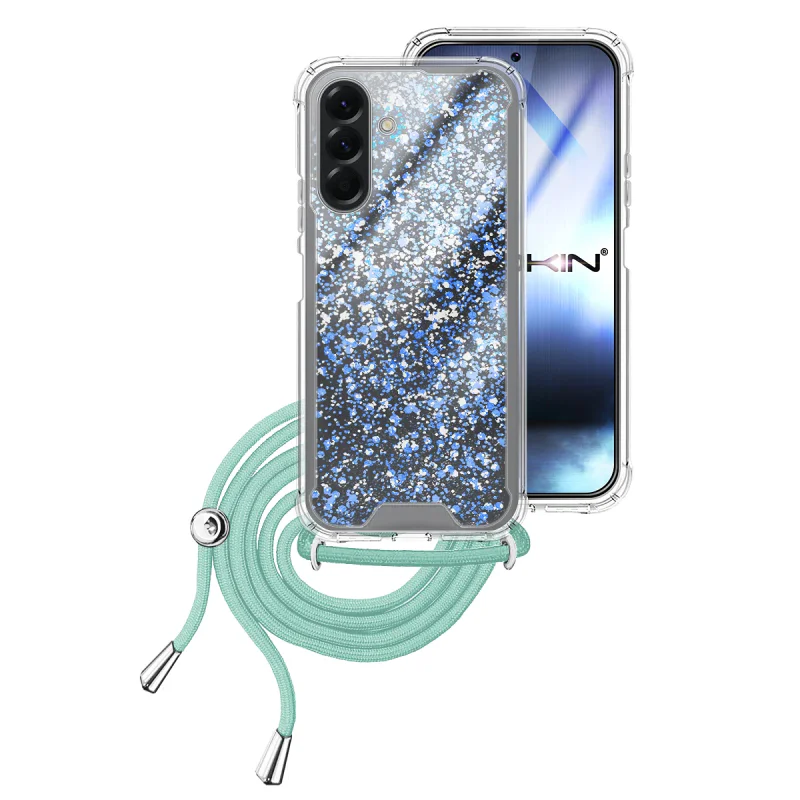 Capa Apokin para Samsung Galaxy A56 Gel Transparente com Cordão Variedade de cores - Imagem 4