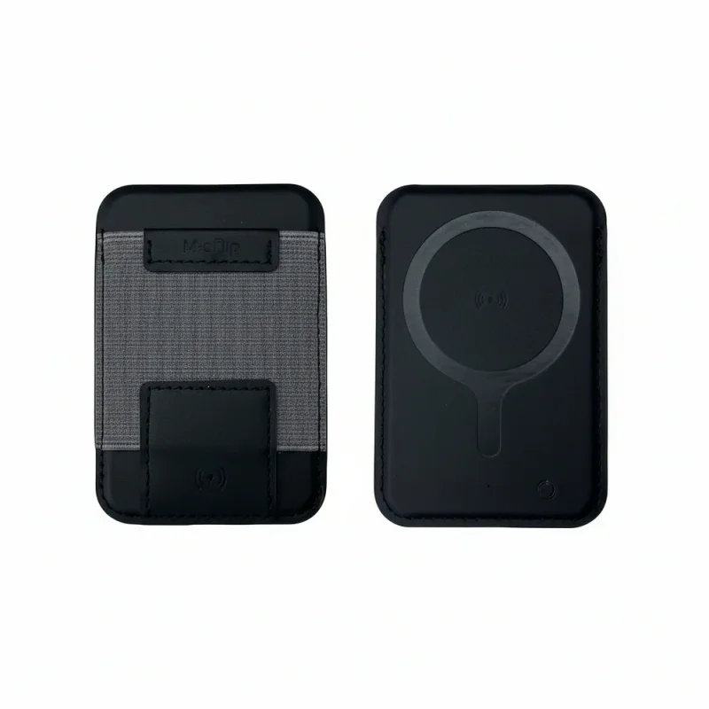 Porta-cartões Magnético Apokin com Localizador Find My para iPhone Castanho - Imagem 2