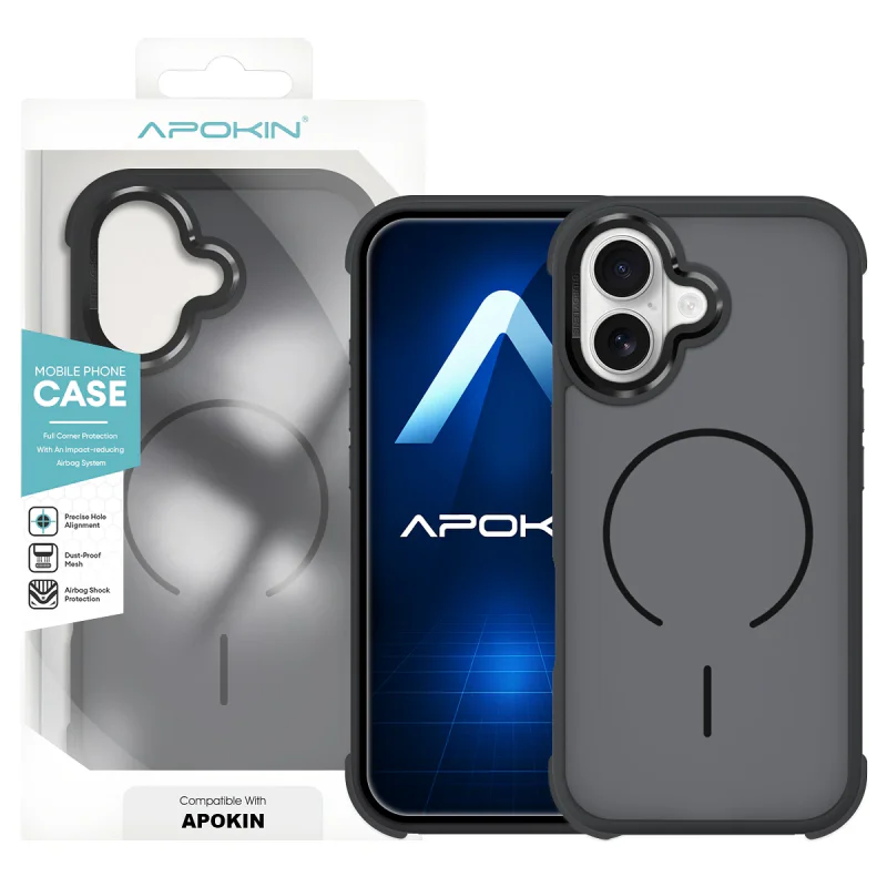 Capa Antichoque Apokin com MagSafe para iPhone 17 Laranja - Imagem 2