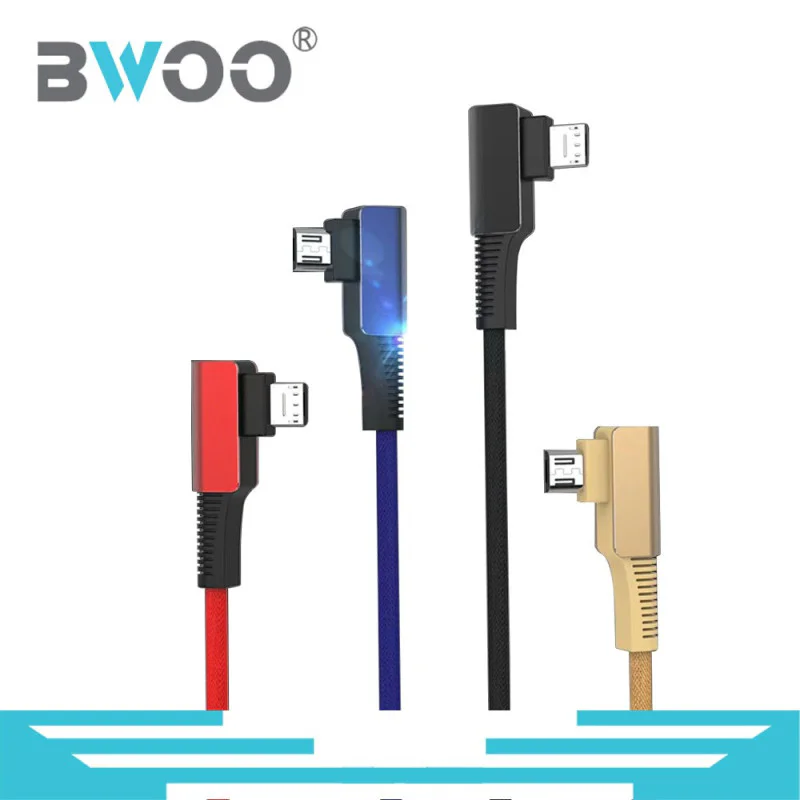 Cabo USB para Lightning BWOO X112 Carga Rápida 2.4A Variedade de cores - Imagem 2