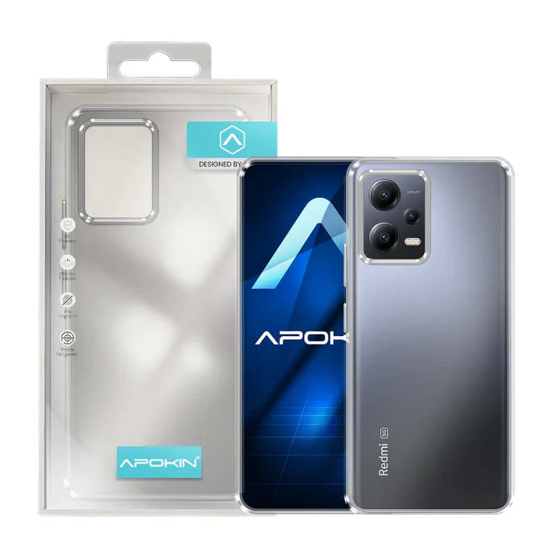 Capa Apokin Anti-Choque com Borda Colorida para Xiaomi Redmi Note 12 5G Preto - Imagem 6
