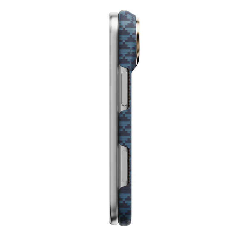Capa Apokin Raptic Aramid Skin Pro com MagSafe para iPhone 18 Duo Preto Escuro - Imagem 4