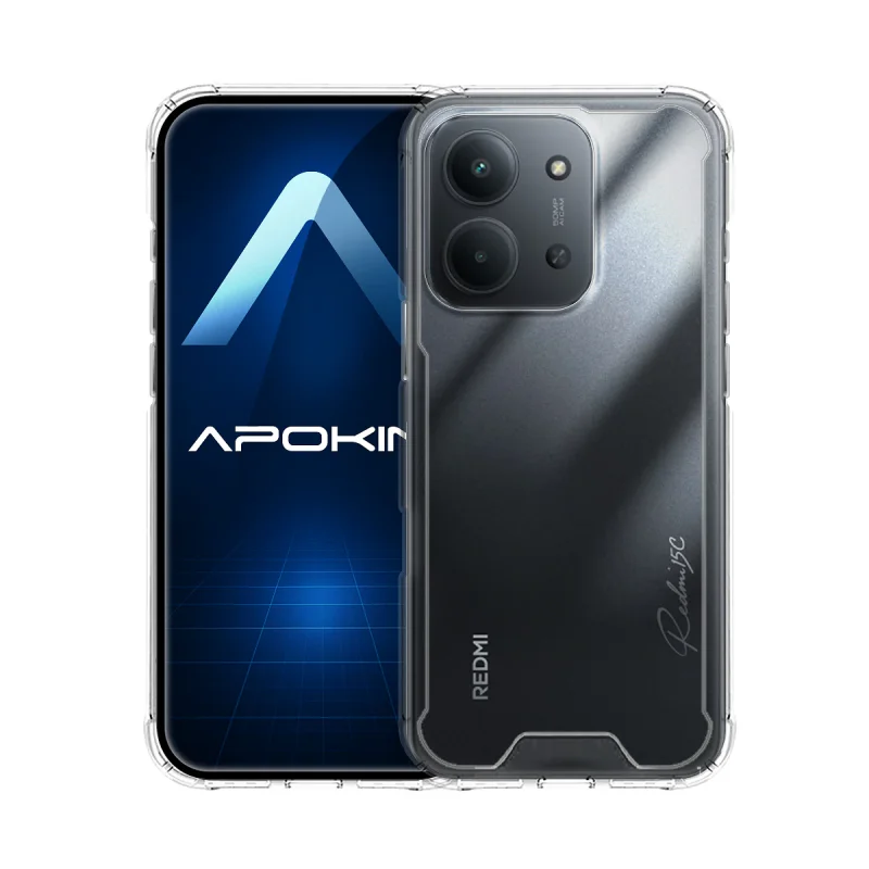 Capa Antichoque Apokin para Xiaomi Redmi 15C 4G Transparente - Imagem 1