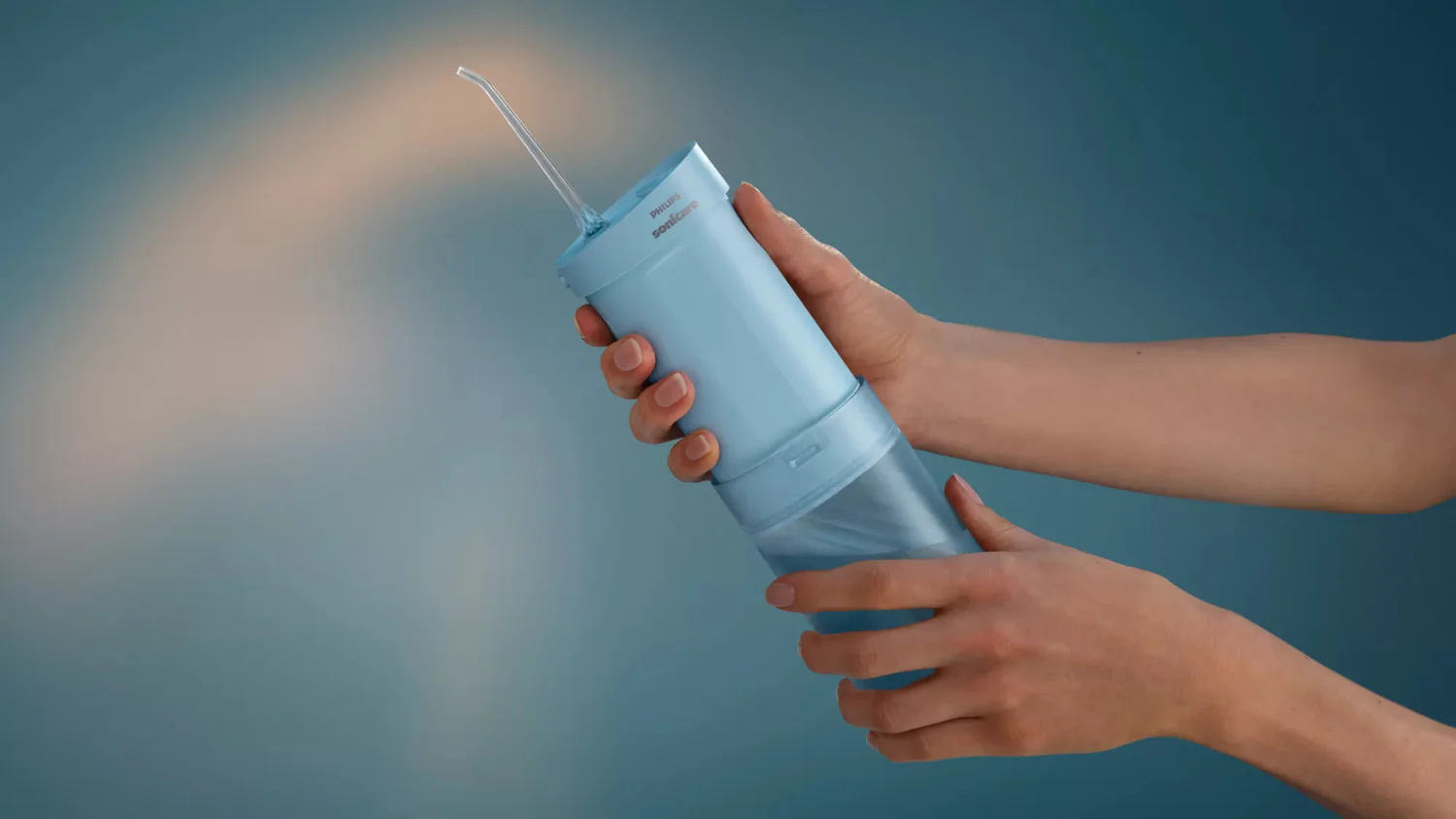 Irrigador Oral Philips Sonicare Compact Flosser 1000 HX3333/24 Portátil Recarregável 200 ml Azul - Imagem 5