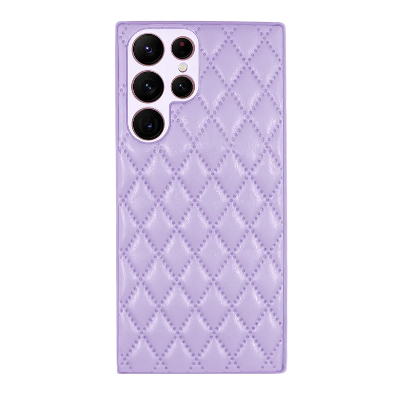 Capa Apokin para Samsung Galaxy S22 Ultra Efeito Camurça Lilás - Imagem 2