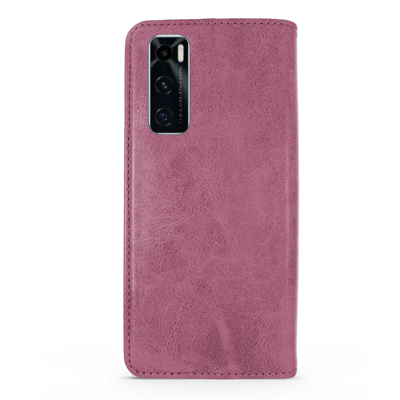 Capa com Compartimento para Cartões Apokin Polipele para Vivo Y70 Rosa - Imagem 2