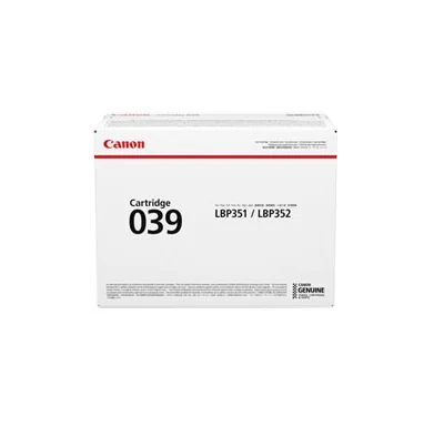 Toner Canon 039 Preto Original Alta Capacidade 11000 Páginas - Imagem 1
