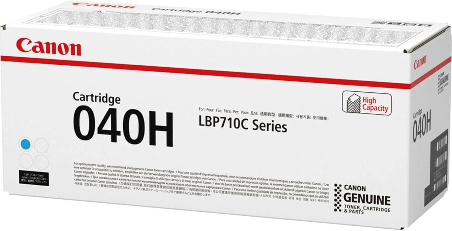 Toner Laser Original Canon 040 H Ciano Alta Capacidade — Compatível com LBP710Cx e LBP712Cx - Imagem 5