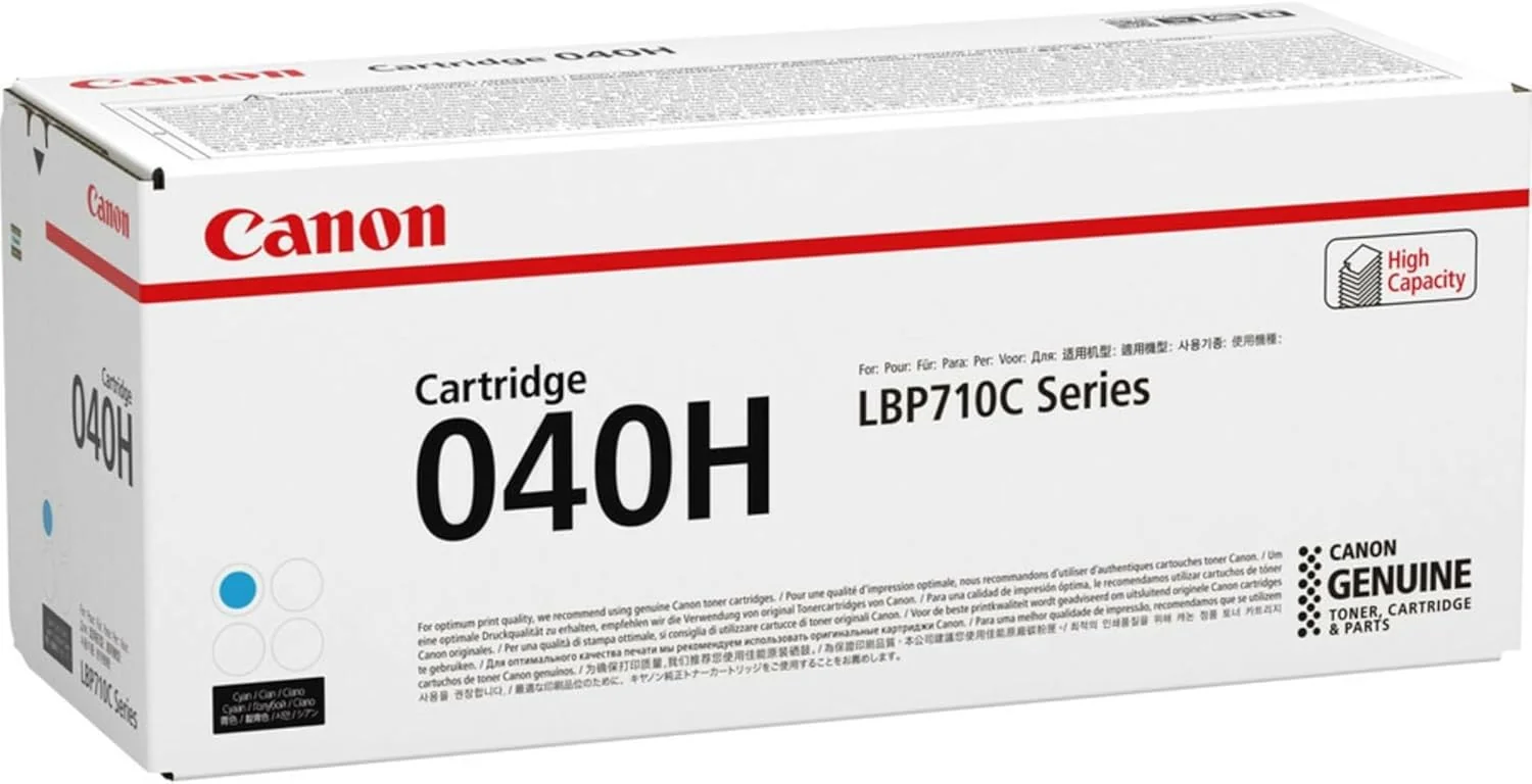 Toner Laser Original Canon 040 H Ciano Alta Capacidade — Compatível com LBP710Cx e LBP712Cx - Imagem 6
