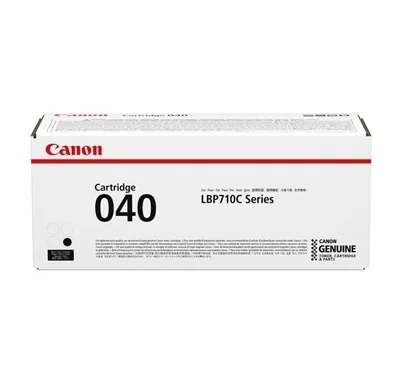 Toner Canon 040 BK Preto Original para impressoras LBP710Cx e LBP712Cx - Imagem 1
