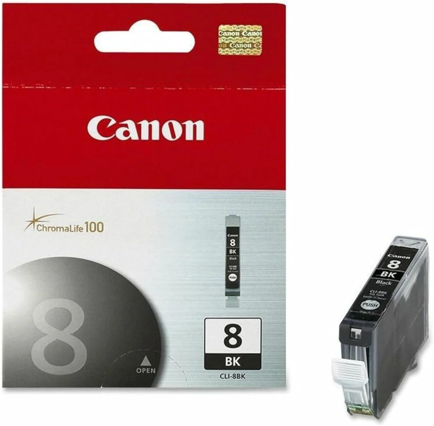Tinteiro Canon CLI-8BK Preto Original 1145 páginas PIXMA iP MP Pro9000 - Imagem 2