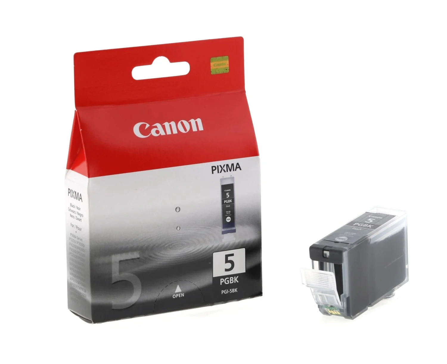 Tinteiro Canon PGI-5BK Preto Original 1640 páginas para PIXMA iP MP MX