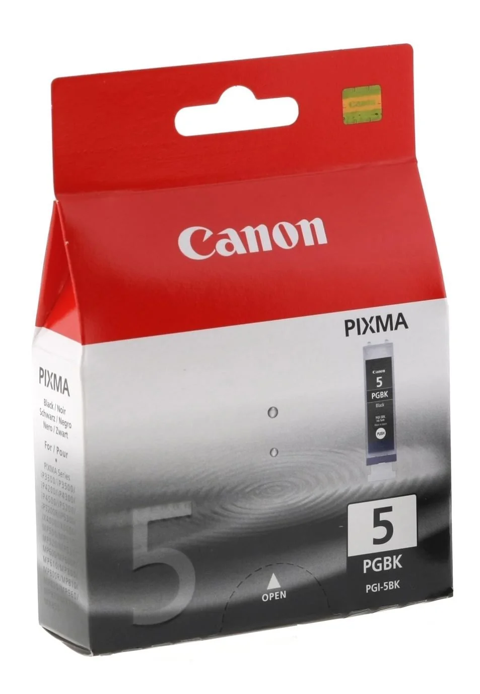 Tinteiro Canon PGI-5BK Preto Original 1640 páginas para PIXMA iP MP MX - Imagem 2