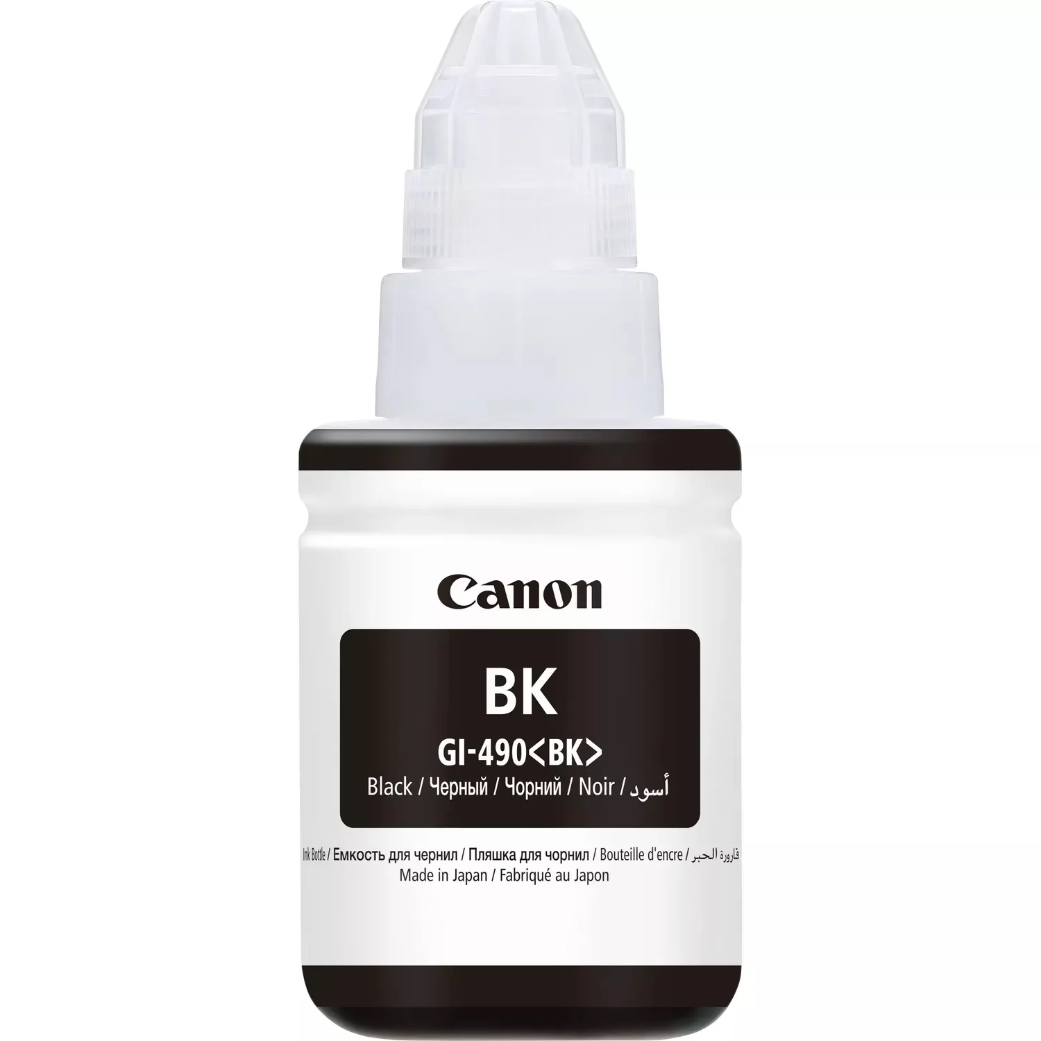 Tinteiro Canon GI-490BK Preto 130ml Original para Impressoras PIXMA G Series - Imagem 1