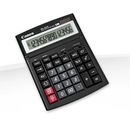 Calculadora Canon WS-1610T de Secretária 16 Dígitos Preta - Imagem 2