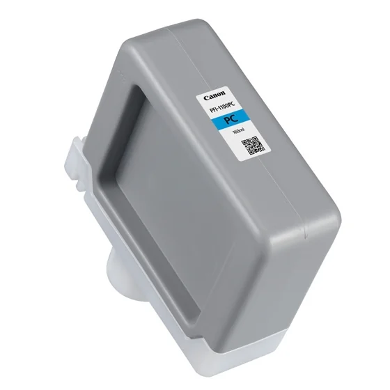 Tinteiro Canon PFI-1100 Ciano Foto 160 ml Original para Plotter imagePROGRAF Pro