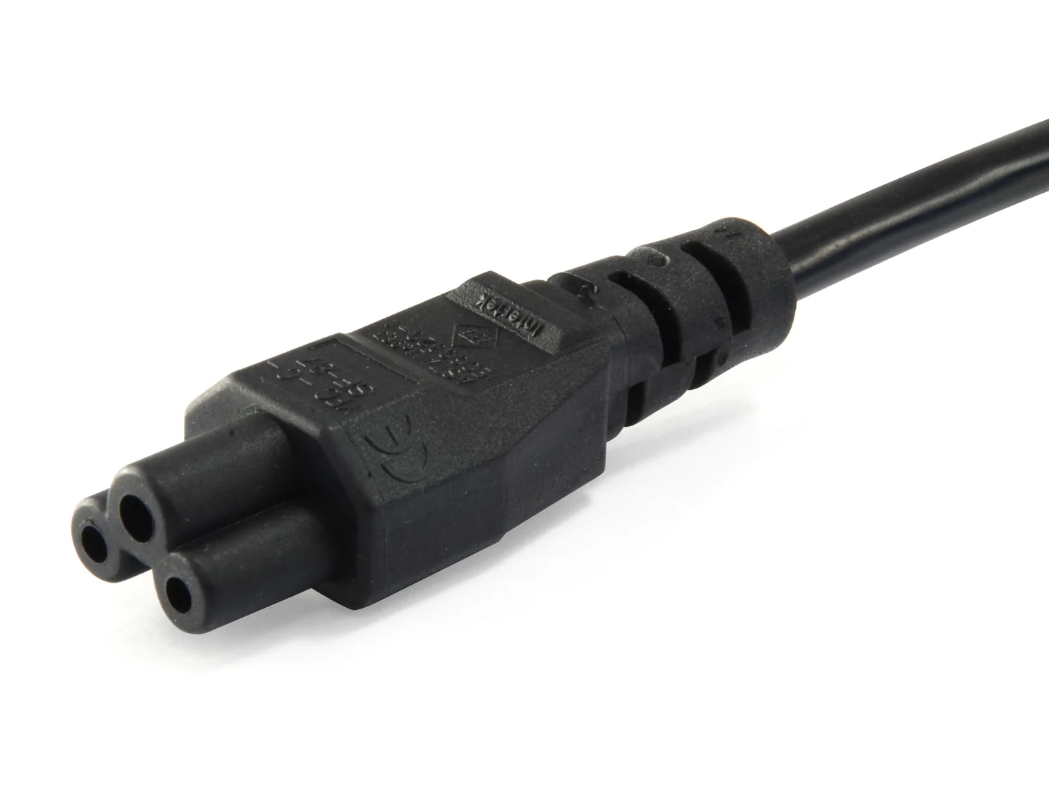 Cabo de alimentação CEE 7/7 para IEC C5 PVC 1,8m Preto Equip 112150 - Imagem 3