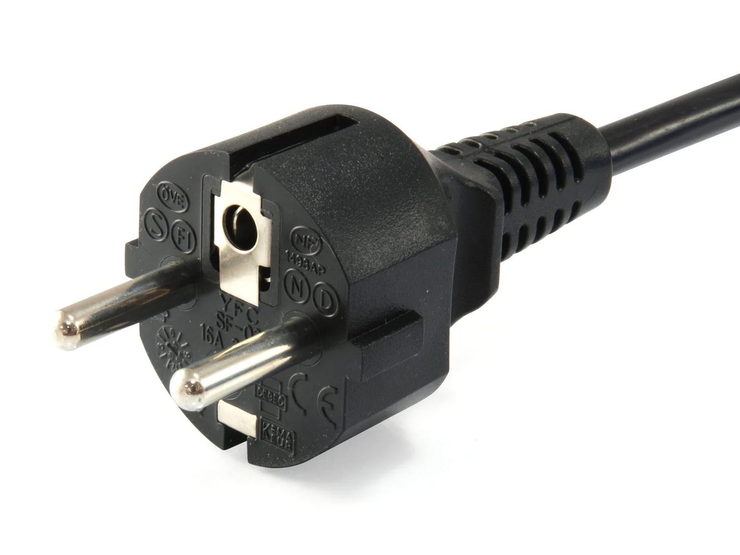 Cabo de alimentação CEE 7/7 para IEC C5 PVC 1,8m Preto Equip 112150 - Imagem 2