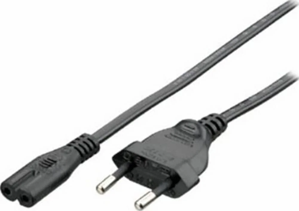 Cabo de Alimentação Equip Euro 2-Pin CEE7/16 para C7 1.8m Preto