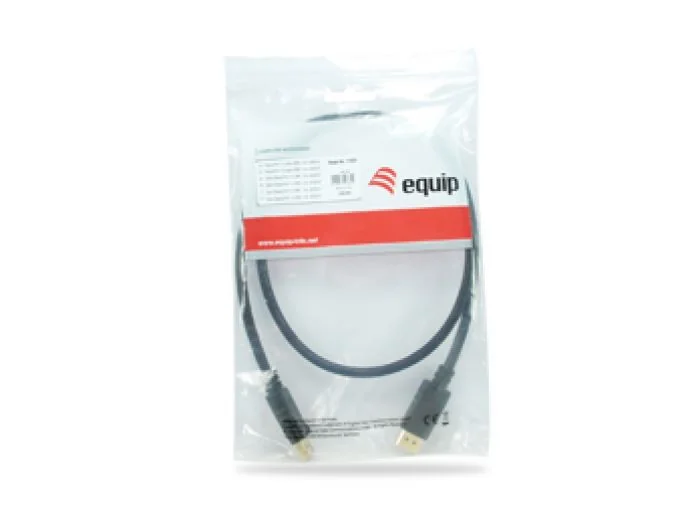 Cabo DisplayPort 1.4 Equip, 5 m, 8K/60Hz, 32,4 Gbps, contatos dourados, preto - Imagem 3