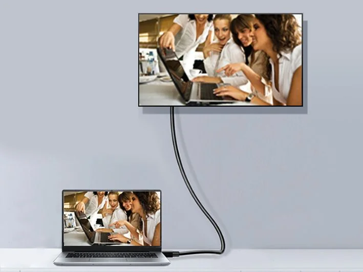 Cabo DisplayPort 1.4 Premium 8K 60Hz 2 m Carcaça Alumínio Equip 119262 - Imagem 6
