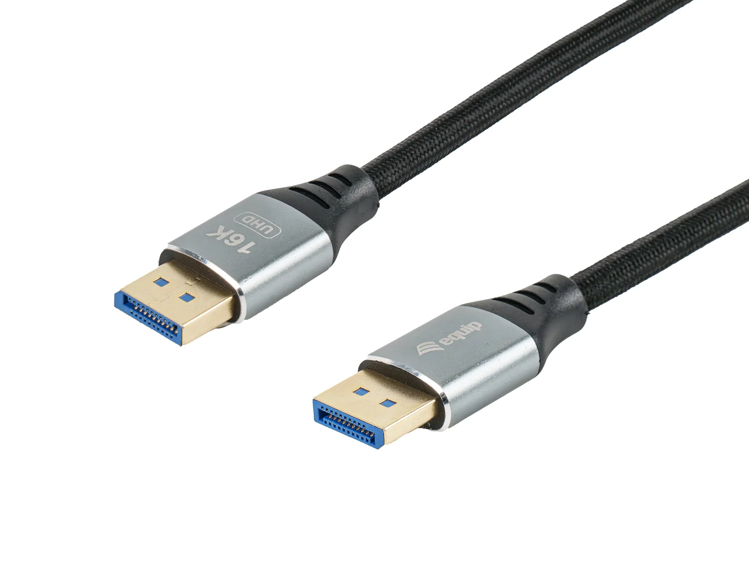 Cabo DisplayPort 2.1 Premium Equip, 3 m, 16K/60Hz, 54 Gbps, caixa alumínio - Imagem 2