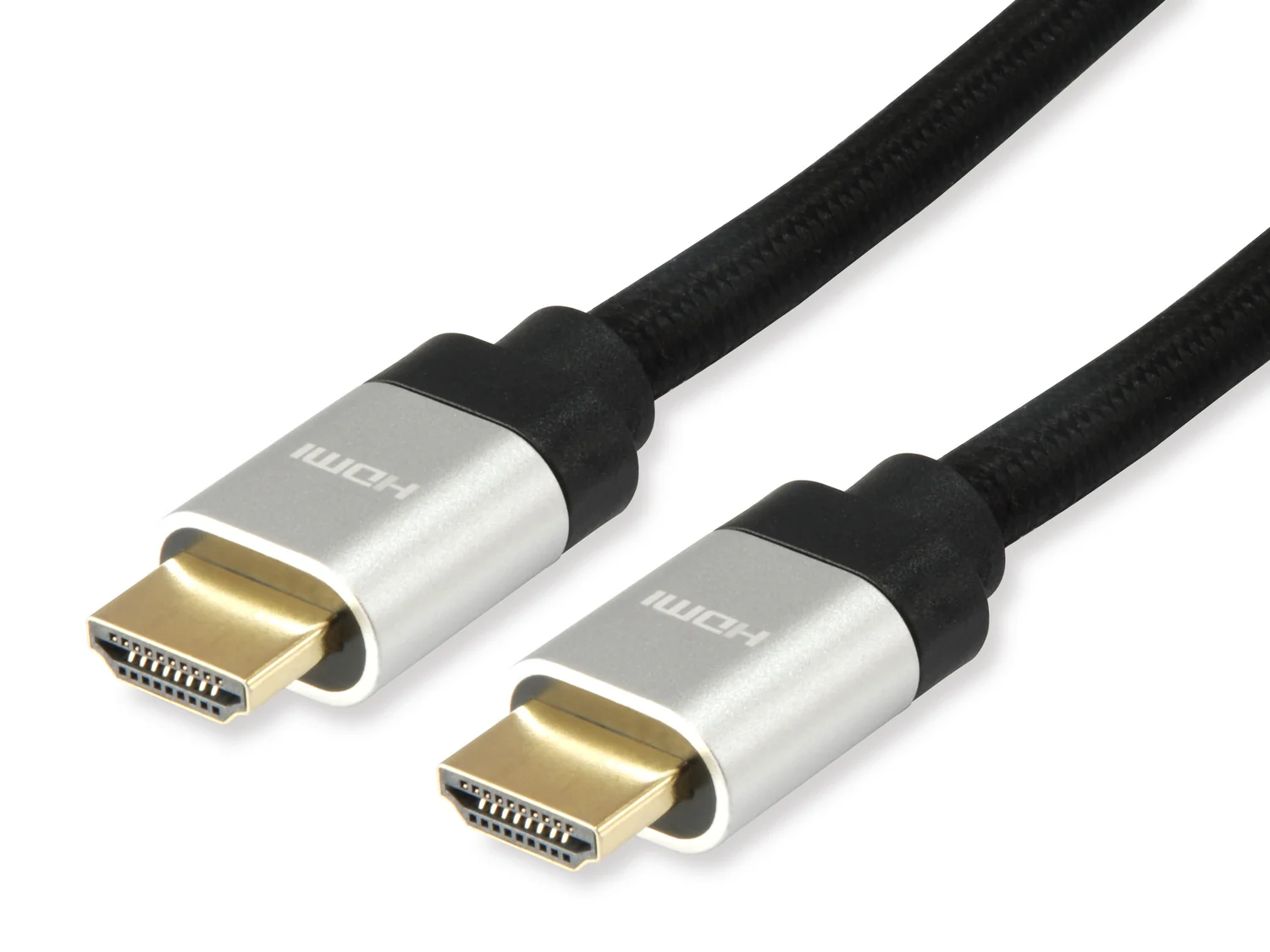 Cabo HDMI 2.1 Ultra Alta Velocidade 8K 60Hz 4K 120Hz Equip 2m 48Gbps Preto - Imagem 1