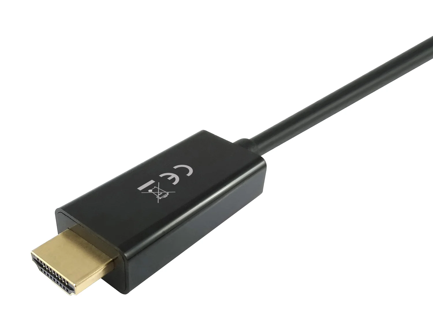 Cabo adaptador DisplayPort para HDMI Equip, 5 m, contatos dourados, preto - Imagem 3