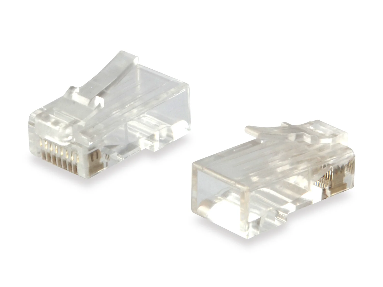 Conector RJ45 UTP Cat6 Transparente Pack 100 unidades Equip 121144 - Imagem 3