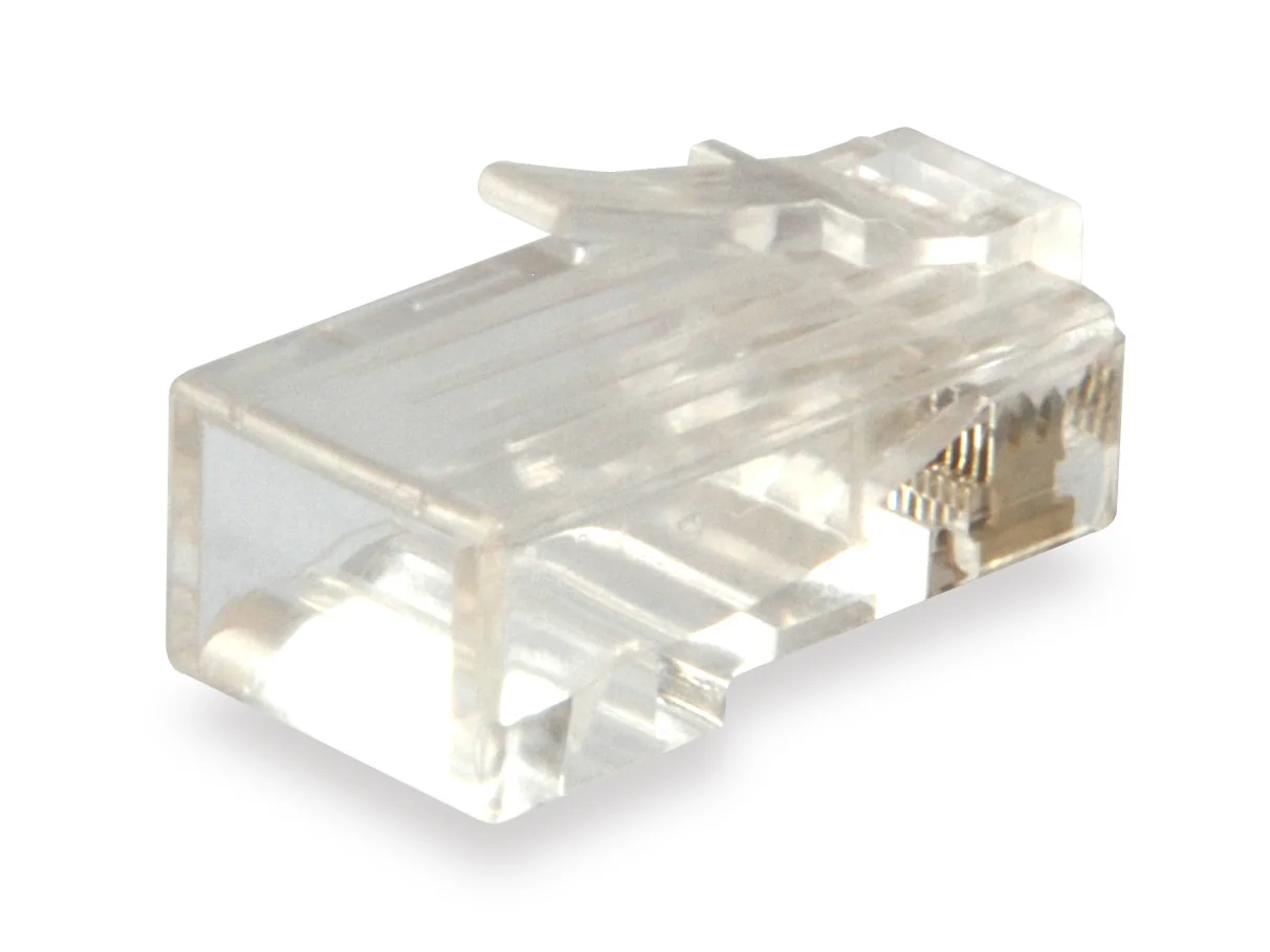 Conector RJ45 UTP Cat6 Transparente Pack 100 unidades Equip 121144 - Imagem 2