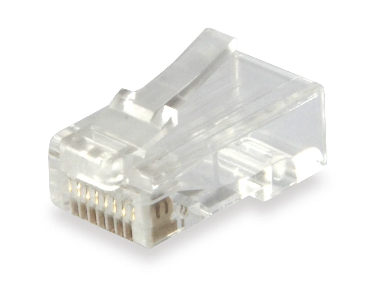 Conector RJ45 UTP Cat6 Transparente Pack 100 unidades Equip 121144