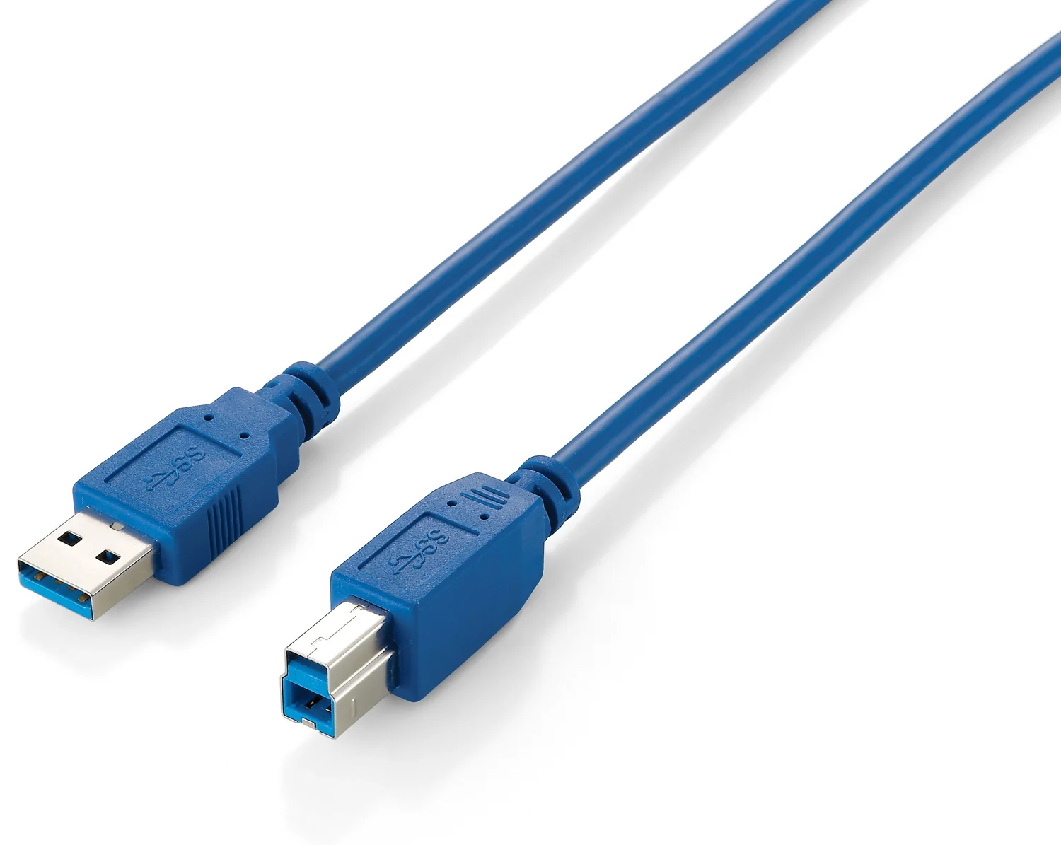 Cabo USB Equip USB 3.0 tipo A para tipo B macho/macho 1,8m azul - Imagem 1