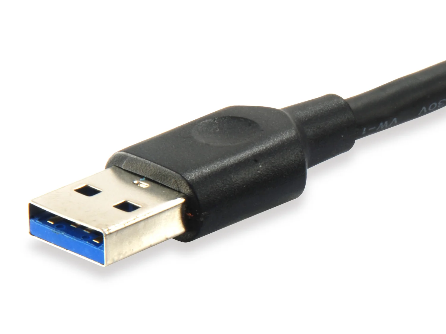 Cabo USB 3.2 Gen 1 USB-C para USB-A Equip 0,25 m 5 Gbps Macho/Macho Compacto, preto - Imagem 2