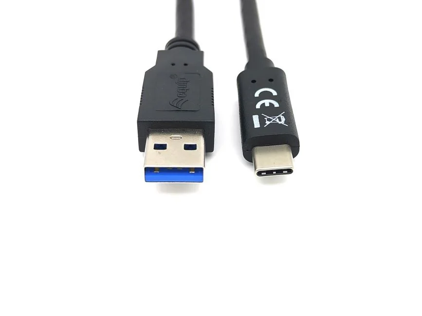 Cabo USB-C Equip USB 3.2 Gen 1 para USB-A macho/macho 2m preto - Imagem 3