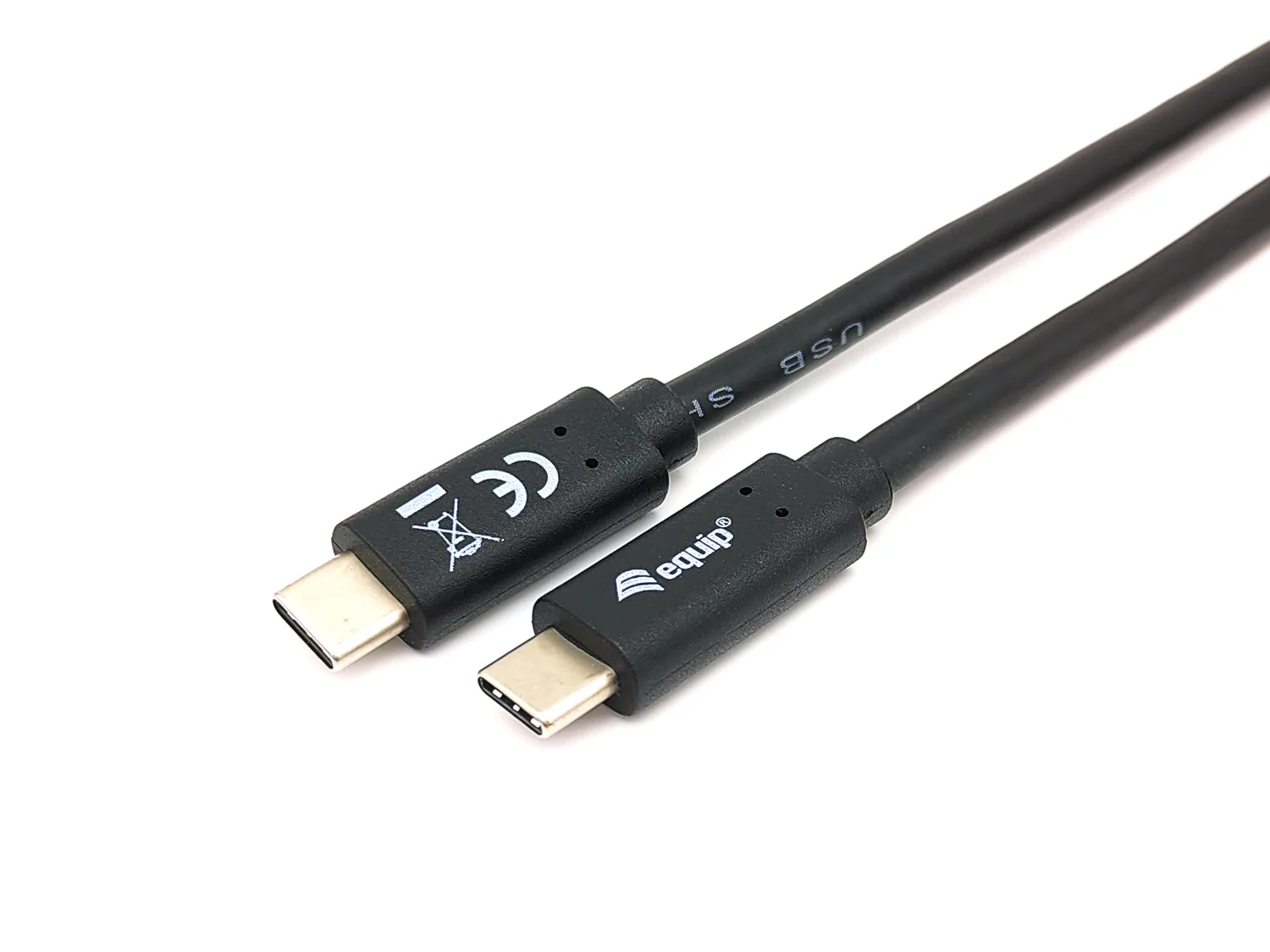 Cabo USB-C Equip 128346 USB 3.2 Gen 1 1m PD 60W 5Gbps preto - Imagem 2