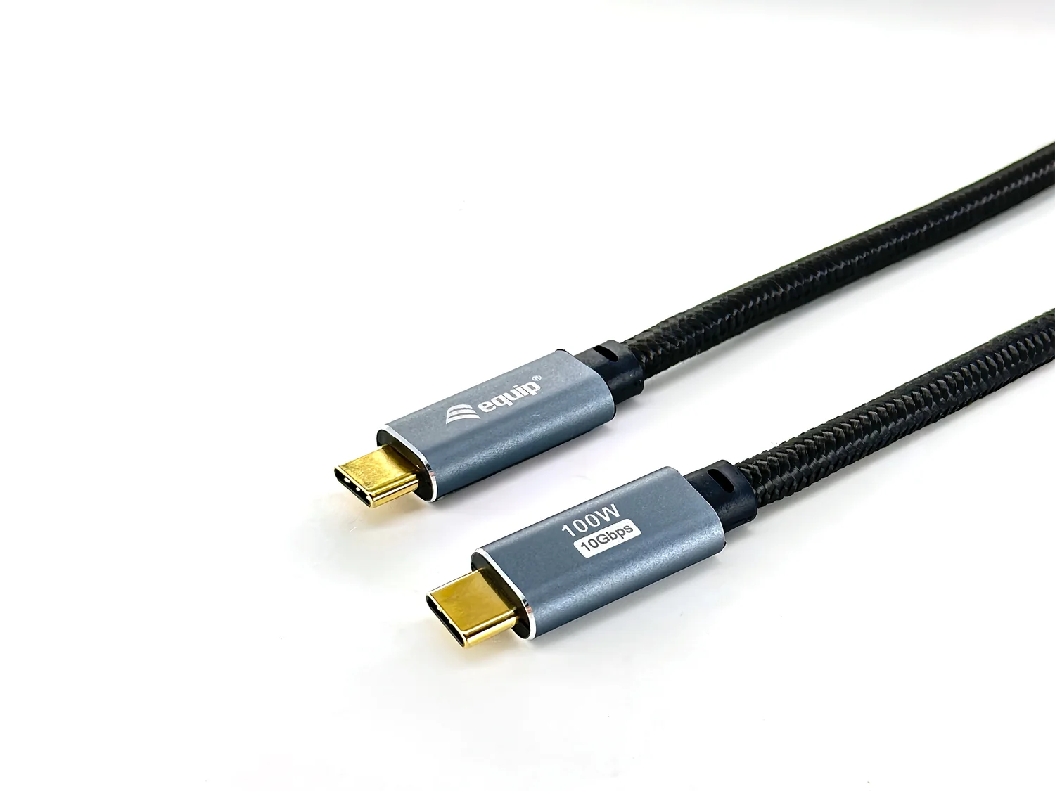 Cabo USB-C para USB-C Equip 128357 USB 3.2 Gen 2 10Gbps PD 100W 4K/60Hz - 2 metros Preto - Imagem 2
