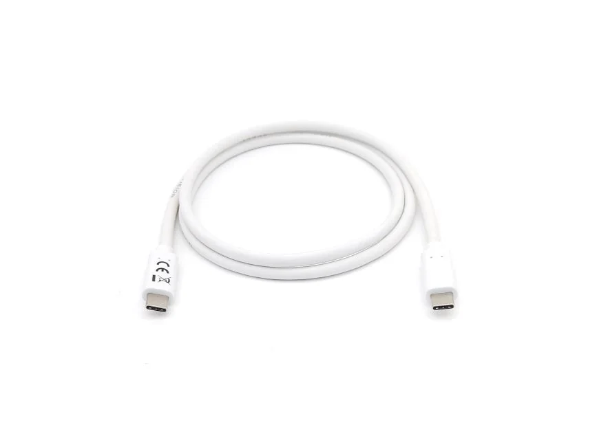 Cabo USB 3.2 Gen 1 Tipo C para Tipo C Macho/Macho 2 m 60W 5 Gbps Branco Equip - Imagem 4