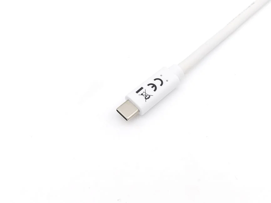Cabo USB 3.2 Gen 1 Tipo C para Tipo C Macho/Macho 2 m 60W 5 Gbps Branco Equip - Imagem 2