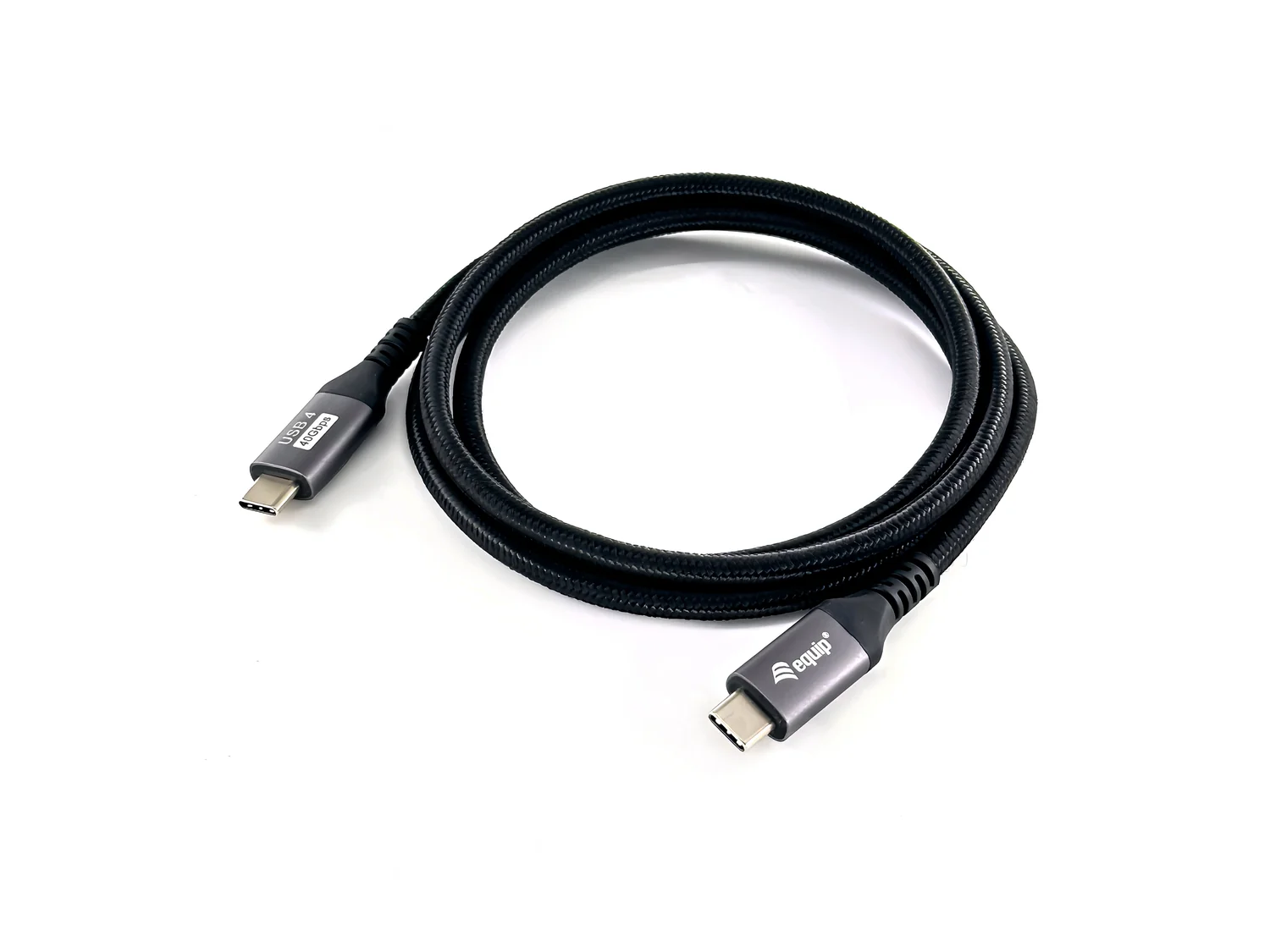 Cabo USB4 Gen 3 Tipo C para Tipo C Macho/Macho 1,2 m 40 Gbps 240W 8K Equip - Imagem 1