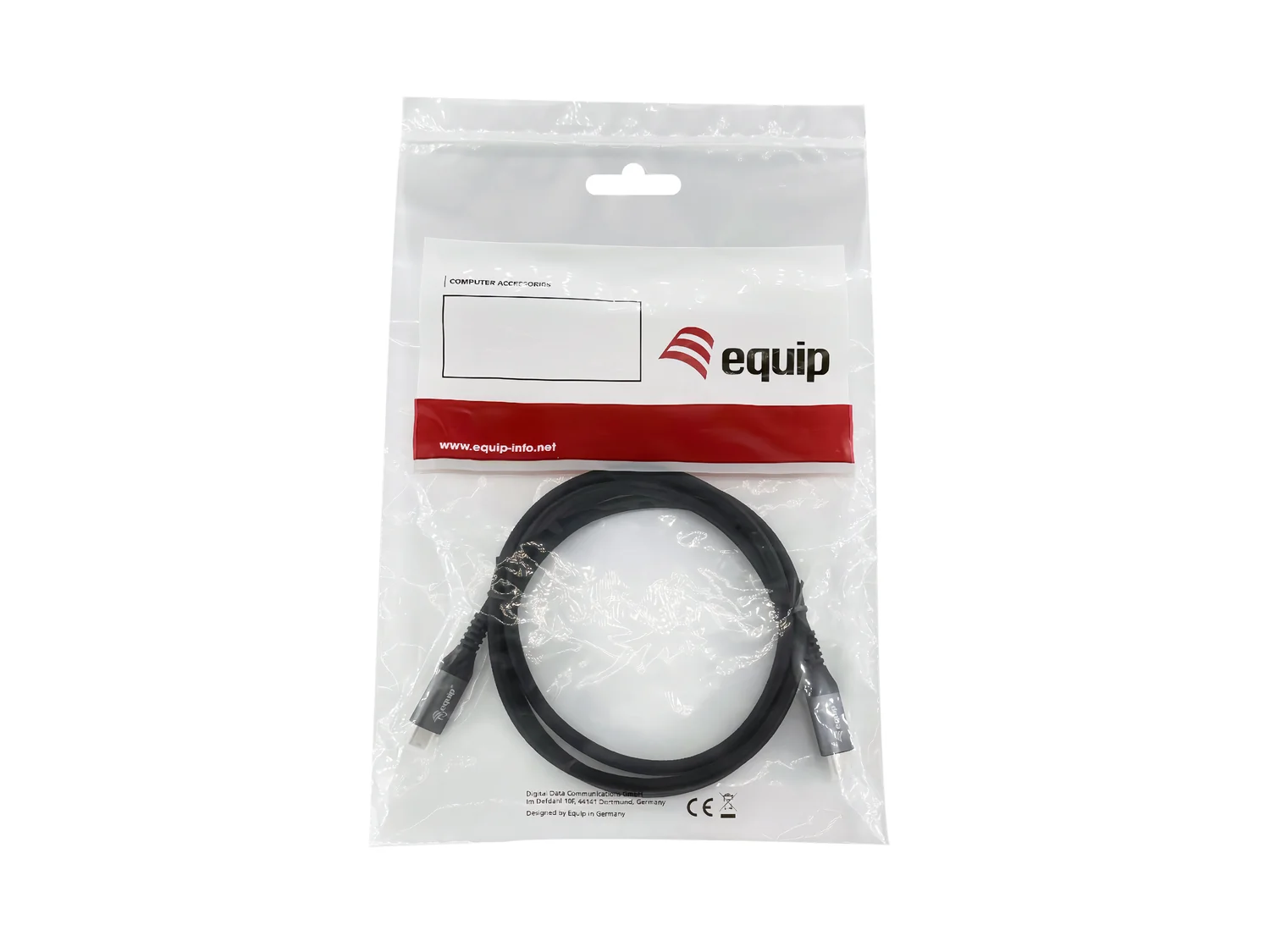 Cabo USB4 Gen 3 Tipo C para Tipo C Macho/Macho 1,2 m 40 Gbps 240W 8K Equip - Imagem 5