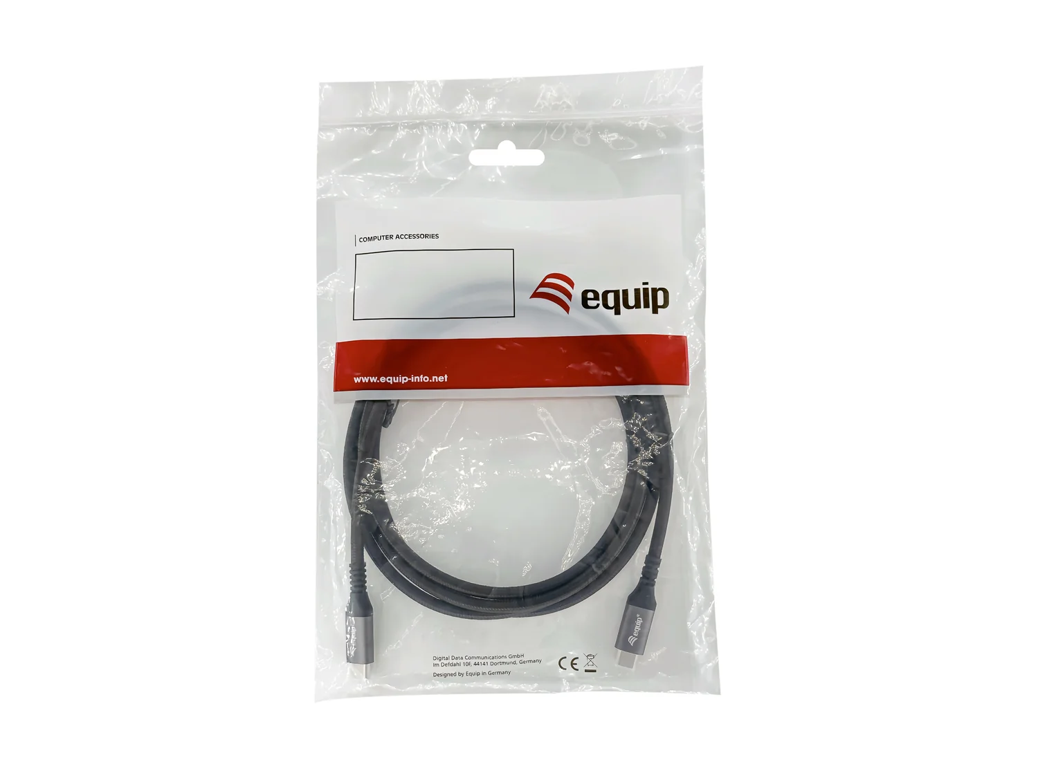 Cabo USB-C para USB-C Equip 128382 USB4 Gen 2x2 20Gbps PD 100W 4K/60Hz HDR - 2 metros Preto - Imagem 5