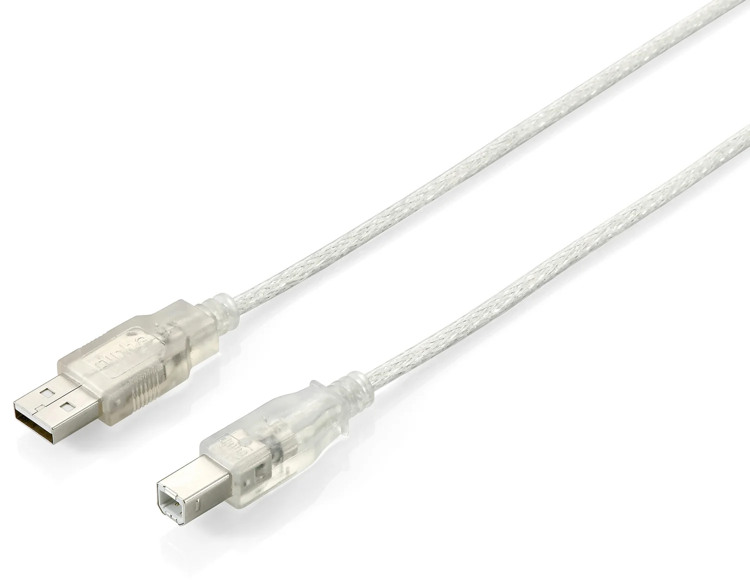 Cabo USB Equip 128653 USB 2.0 A para B macho 1 m 480 Mbps blindagem dupla - Imagem 1