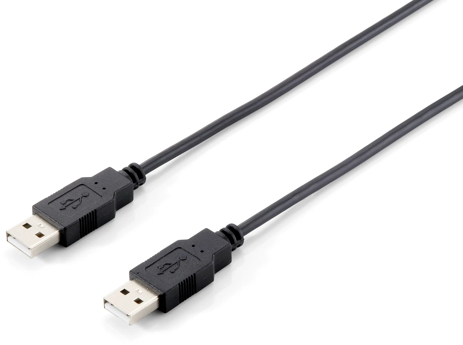 Cabo USB 2.0 Tipo A para Tipo A Equip 1.8m Macho/Macho Preto - Imagem 1
